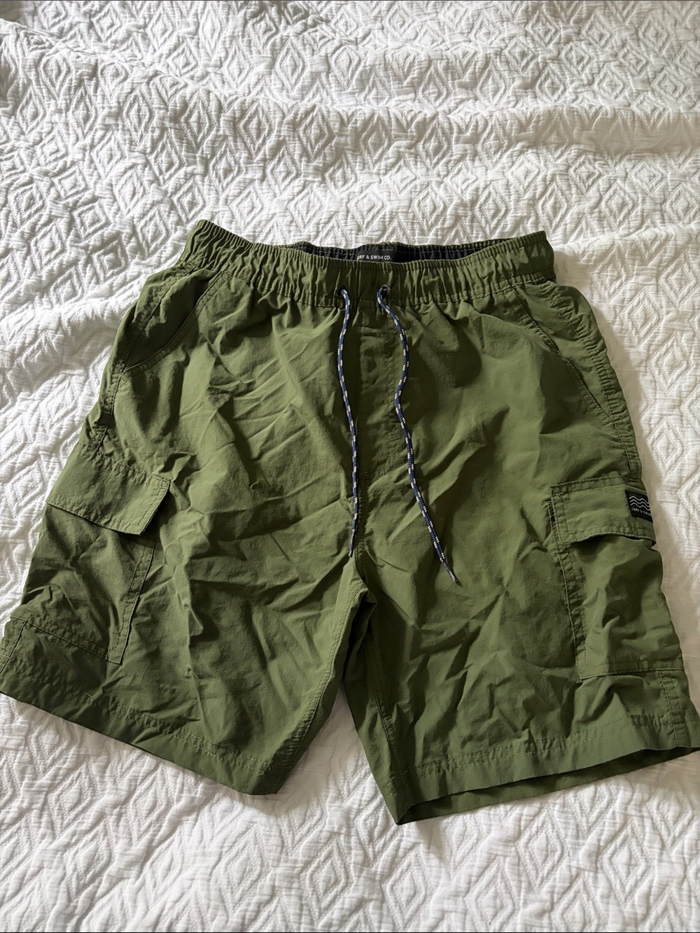 Surf & Swim Co - dark green swim trunks, M.